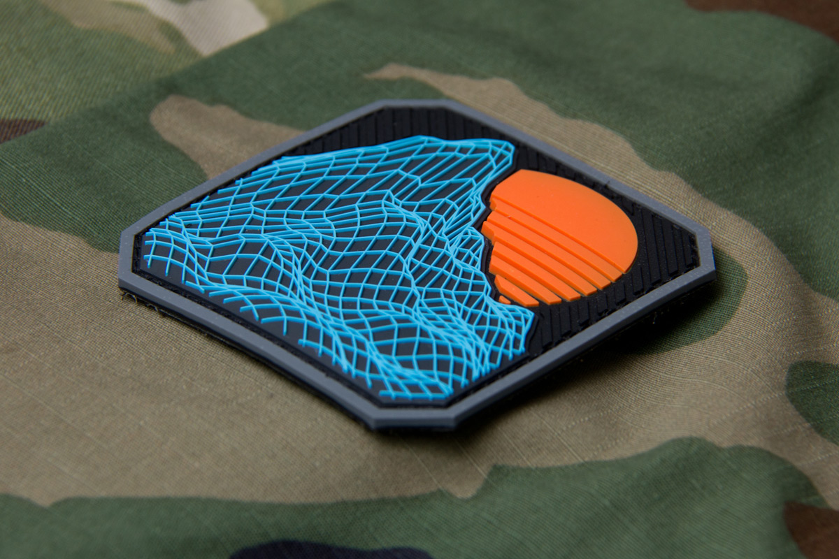 Retro Rock PVC Morale Patch