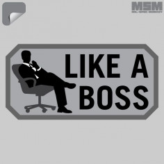 Like A Boss Decal