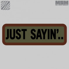 Just Sayin'