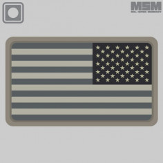 US Flag REV PVC Patch