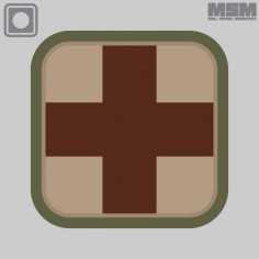 Medic Square 2inch PVC Patch