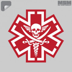 TacMed Pirate Decal