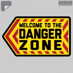 Danger Zone Decal