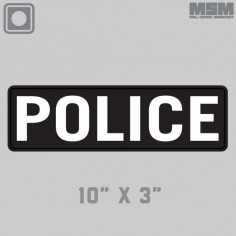 POLICE 10x3 PVC