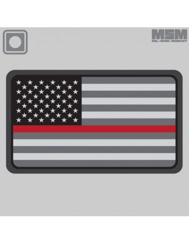 US Flag PVC Thin Red Line
