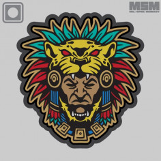 Aztec Warrior Head 1 Morale Patch