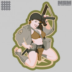 Thompson Girl Pinup Morale Patch