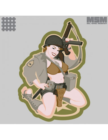 Thompson Girl Pinup Morale Patch