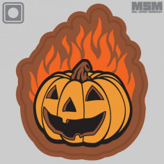 Pumpkin Spice PVC Morale Patch - LIMITED