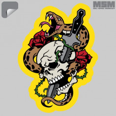 Skull Snake 1 Decal