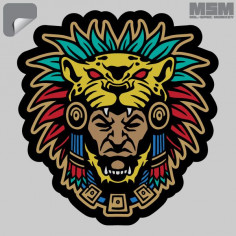 Aztec Warrior Head 1 Decal