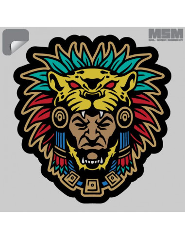 Aztec Warrior Head 1 Decal