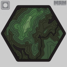 Topo Map 1 PVC Morale Patch