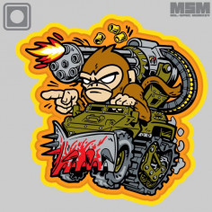 War Machine Monkey1 PVC Morale Patch