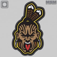 Maori Warrior Head 1 Morale Patch