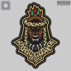 Zulu Warrior Head 1 Morale Patch