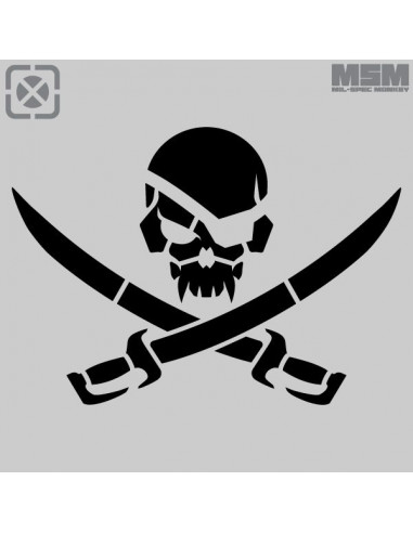 PirateSkull Stencil